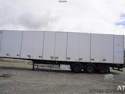 Krone curtain-side trailer with full side opening