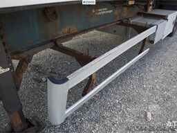 Krone curtain-side trailer with full side opening