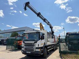 Scania P410 8x4 PRITSCHE + KRAN HIAB 244 EP-4 HIDUO - ...