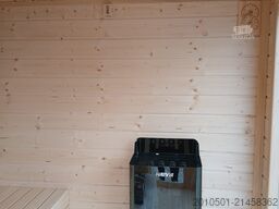 6FT Sauna Container Holzsauna Saunacontainer Holz Sauna