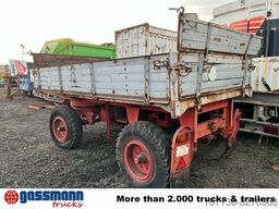  Gummiwagen 3-Seiten-Kippanhänger