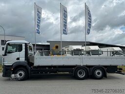 MAN TGS 26.360 LL/Pritsche 7,10 m/Lenkachse/ 108 tkm