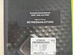 John Deere 4200 mit 2700 Std.Laub Schnee Salz Rasen Zubehör