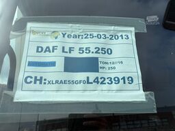 DAF LF 55.250 + lift + euro 5