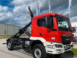 MAN TGM 18.250 4x4 /Abroller/Hiab/NL 9,3 to/3-Sitze