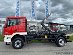 MAN TGM 18.250 4x4 /Abroller/Hiab/NL 9,3 to/3-Sitze