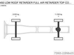 SCANIA R450 LOW ROOF RETARDER FULL AIR RETARDER TOP CON