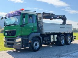 MAN TGS 26.360 6X2 2-SEITENKIPPER+KRAN HIAB144E*TÜV*