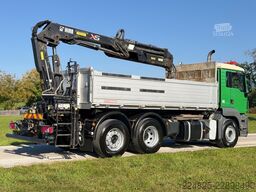 MAN TGS 26.360 6X2 2-SEITENKIPPER+KRAN HIAB144E*TÜV*