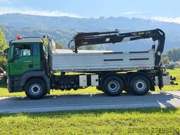 MAN TGS 26.360 6X2 2-SEITENKIPPER+KRAN HIAB144E*TÜV*