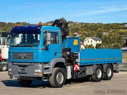 MAN TGA 26.390 * PRITSCHE 5,50 m * 6x4 * KRAN/ FUNK!