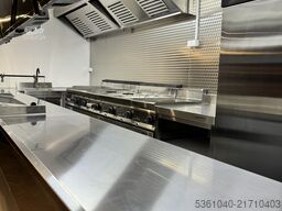 Foodtruck Verkaufsanhänger Professioneller Imbisswagen XXL