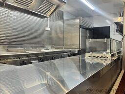 Foodtruck Verkaufsanhänger Professioneller Imbisswagen XXL