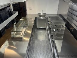 Foodtruck Verkaufsanhänger Professioneller Imbisswagen XXL