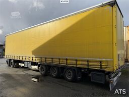 Krone 3-axle curtain-sided trailer with 2-axle Krone dol
