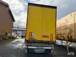 Krone 3-axle curtain-sided trailer with 2-axle Krone dol