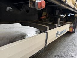 Krone 3-axle curtain-sided trailer with 2-axle Krone dol