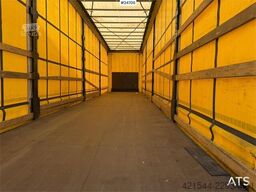 Krone 3-axle curtain-sided trailer with 2-axle Krone dol