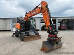 DOOSAN DX165W-5, Rototilt R4, Schaufelpaket, Pratzen