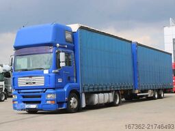 MAN TGA 18.480, EURO 4, SLEEPING CABIN, TRANSIT SET