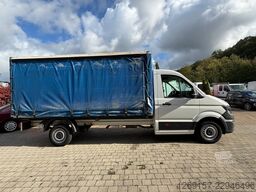 VW Crafter Pritsche 35 lang Schiebeplane RE+LI