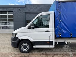 VW Crafter Pritsche 35 lang Schiebeplane RE+LI