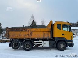 Scania R500 Tipper Truck, Snow Plow Equipped, with Underb