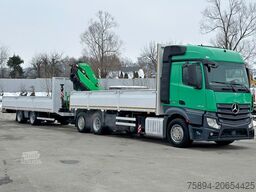 MERCEDES-BENZ ACTROS 2645 * FASSI F345.24 XE + FUNK + Anhänger