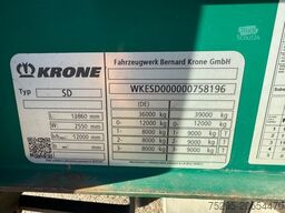 KRONE 3Achs MEGA Staplerhalter Liftachse SAF TÜV02/26