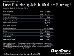 MERCEDES-BENZ Sprinter 316 CDI Doka 4x4 Allrad Klima, AHK 3,5t