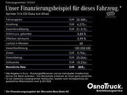 MERCEDES-BENZ Sprinter 316 CDI Doka 4x4 Allrad Klima, AHK 3,5t