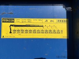 DAF CF 480 8x4 E6 / Fassi F315A.2.26 crane