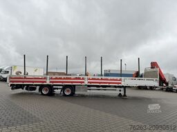 MEUSBURGER MPS-3 Auflieger mit Kran HMF 1510 K-4 Lenkachse