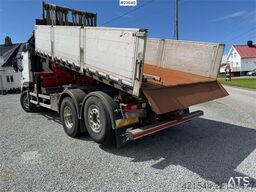 Volvo FM 6x2 crane truck with tipper and a 20t/m Palfing