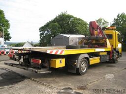MERCEDES-BENZ 1223 L Atego TISCHER Schiebeplateau Kran Brille