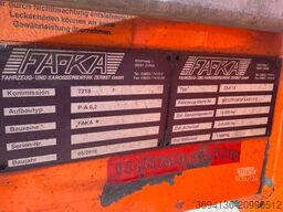  FAKA ZAA 18 Tandemtieflader Container