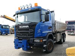 SCANIA G 450 6x6, Bordmatik, Anbauplatte, AHK, Hydr.,AC