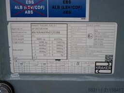 KRAKER WALKING FLOOR / RUCHOMA POD?OGA / 90 M3 / O? POD