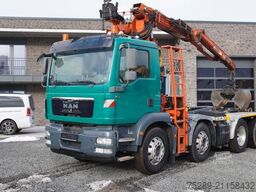 MAN TGM 32.340 8x4  marchesi Kran Abrollkipper Hyva