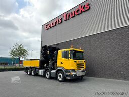 Scania G450 8X4 BAKWAGEN + PALFINGER PK 110002 = JIB P...
