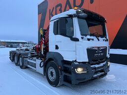 MAN TGS 35.480 8x4*4 FASSI F275 / HYVALIFT 26 ton /...