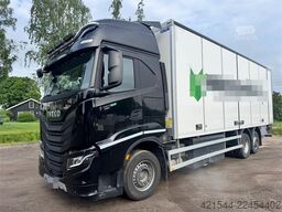 Iveco S-WAY 460 6x2 Box Truck with Full Side Opening – C