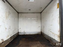MAN TGL 8.220 4x2 box truck with a 2-ton lift