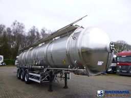 Magyar Chemical tank inox L4BH 37.1 m3 / 4 comp