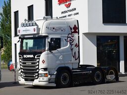 Scania R 520/V8/6x2 PUSHER/FULL AIR/ SKÓRA/ KLIMA P. /LED / ACC / WAGA/5628