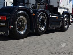 Scania R 520/V8/6x2 PUSHER/FULL AIR/ SKÓRA/ KLIMA P. /LED / ACC / WAGA/5628