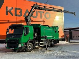 Volvo FE 320 6x2*4 HIAB 162E-4 / GEESINK GPM IV 17L25
