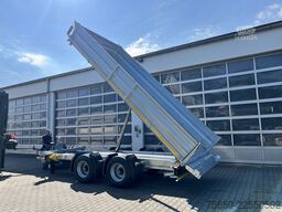 Möslein TTD 19 B  19 t Tandemkipper- Tieflader hydraulischer Klappe Breitbereifung
