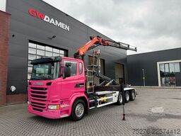 Scania G410 8x4 Haaksysteem / kraan Euro 6 Retarder