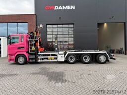 Scania G410 8x4 Haaksysteem / kraan Euro 6 Retarder